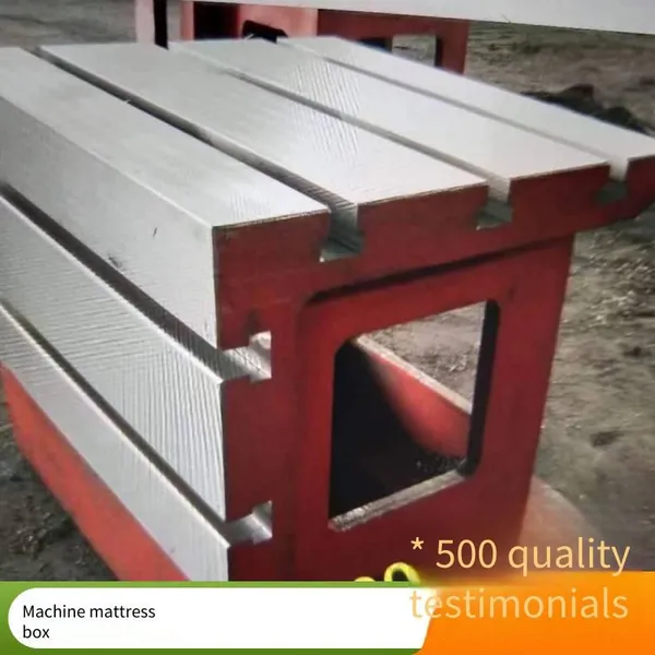 Junyuan Ht300 Square Box Workbench, Customization Supported, Equal-height T-slot Pad Box, 90-degree Machine Tool Cast Iron Square Tube Casting photo-4