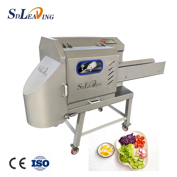 Industrial Automatic Vegetables Cutting Machine Commercial Electric Vegetable Slicer Dicer Shredder for Food Processing Plant photo-4