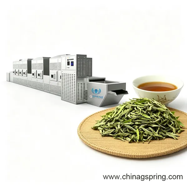 CE Certified Large Capacity Industrial Microwave Dryer Machine for Tea Processing photo-3