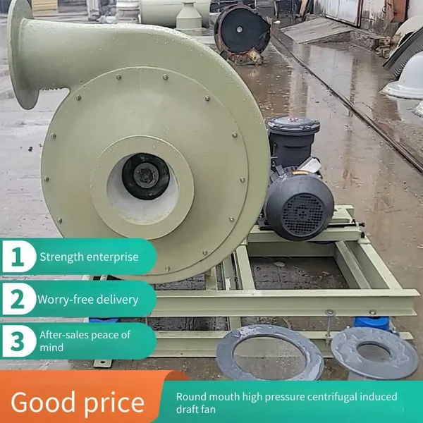 Frp Centrifugal Fan, Model 9-26 (type C), for Sewage Treatment, High-power, High-wind-pressure Induced Draft Fan photo-4