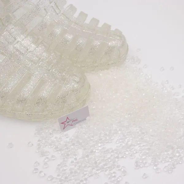 Virgin Transparent Crystal PVC Granule Modified Injection Material for Shoes Sole for Modified Injection Material for Shoes photo-2