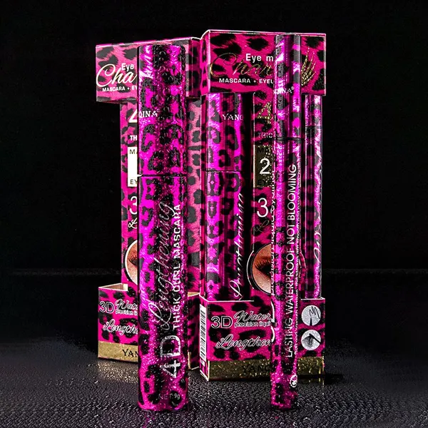 YANQINA Leopard Print Eyeliner & Mascara 2-in-1 Set Waterproof, Smudge-Proof Mascara Makeup WhatsApp +86-13359210945 photo-3