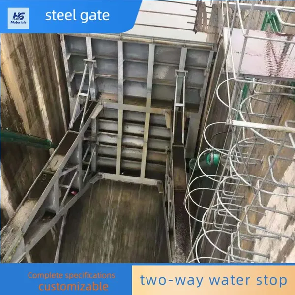 PZ Flat Fixed-wheel Steel Gate, Wall-mounted Stainless Steel Channel Gate, Roller-type OR-76 photo-3