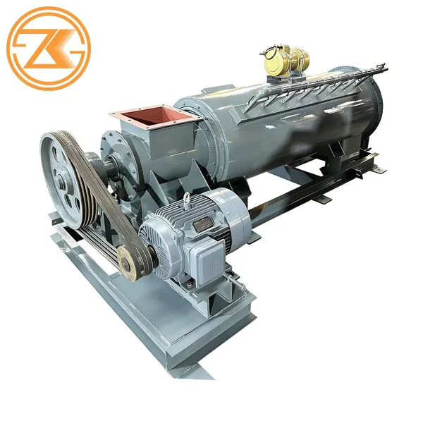 Double Shaft Fly Ash Dust Humidifier Industrial Wet Mixing Equipment