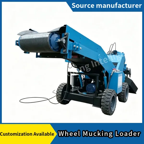 Mini Compact Wheel Mucking Loader Low Body Narrow Tunnel Rock Mucking Machine For Small Mine photo-2