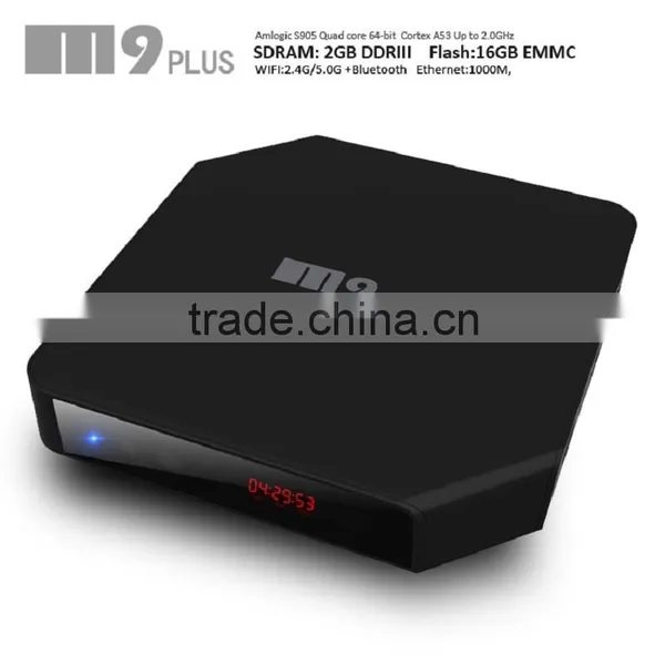 2016 New Kodi Full Loaded Internet Android TV Box 2GB RAM 16GB ROM S905 Quad Core M9 Plus TV Box photo-5