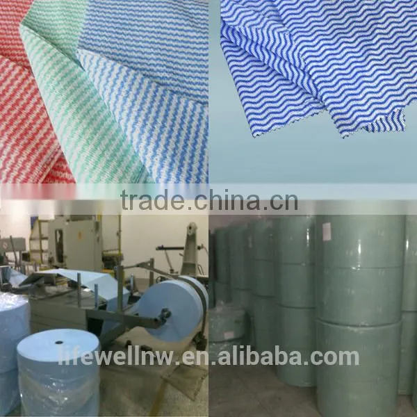 Color Printed Spunlace Cleaning Nonwoven Wipe photo-6