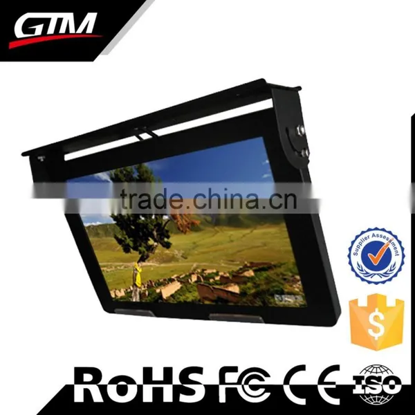 Bus Hanging Touch Screen Advertise Display Android 23.6inch Digital Signage