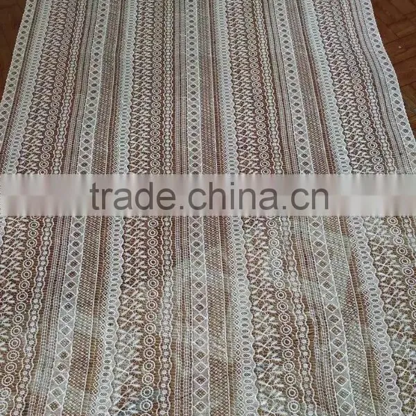 2016wholesale Lace Garment Accessory/embroidery Polyester Full Lace Water Soluble Lace Fabric photo-5