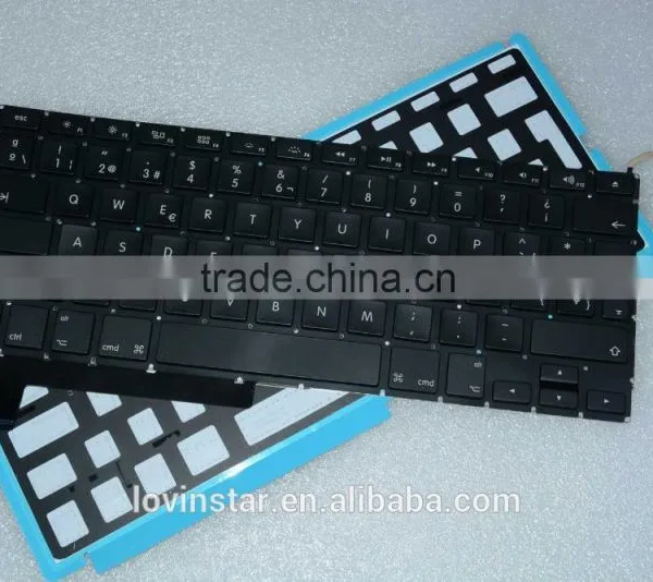 Professional Spanish Laptop Keyboard Replacement LED Backlight Lighting For Macbook Pro A1286 2008-2012 photo-3