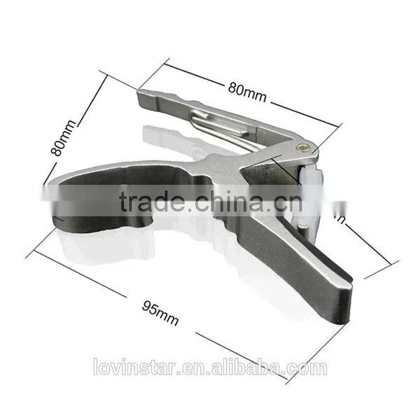 High Quality Aluminium Alloy Colorful Bass Guitar Capo Key Clamp for Student photo-5