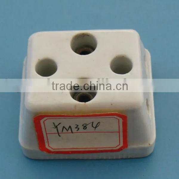 porcelain connector/Ceramic electrical wire connector/ceramic electrical cable connector ( 4 years golden supplier)