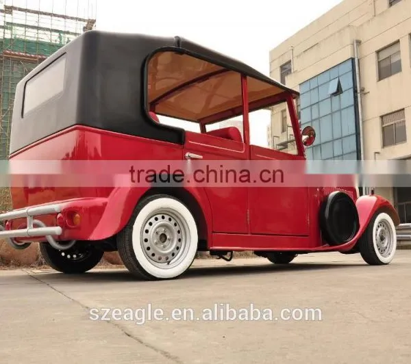 6 Seats Electric Classic Cart With Comfortable Bench Seat With High Backrest, Half Closed Door photo-2