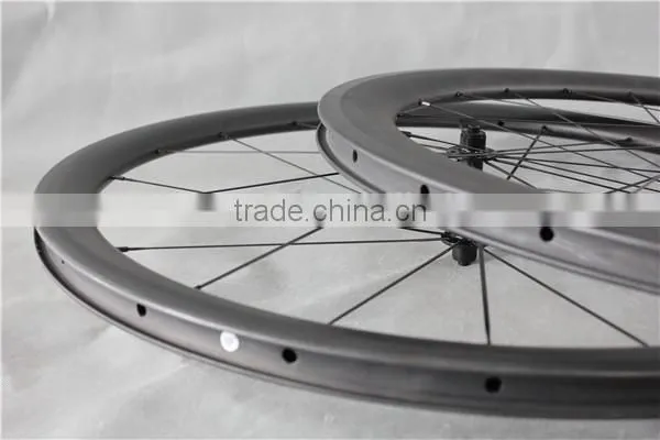 Carbon Road Bike Wheels Ud-matt Clincher Carbon Wheels With R13 Hubs W56C photo-3