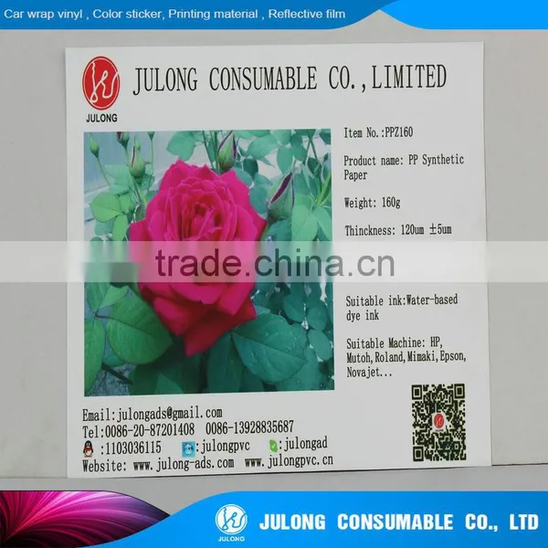 PP Paper , pp Synthetic Pape 120g