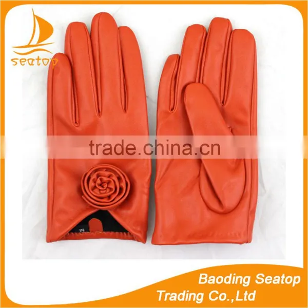 Sexy Dresses Womens and Grils Fashion Imitation Leather Gloves