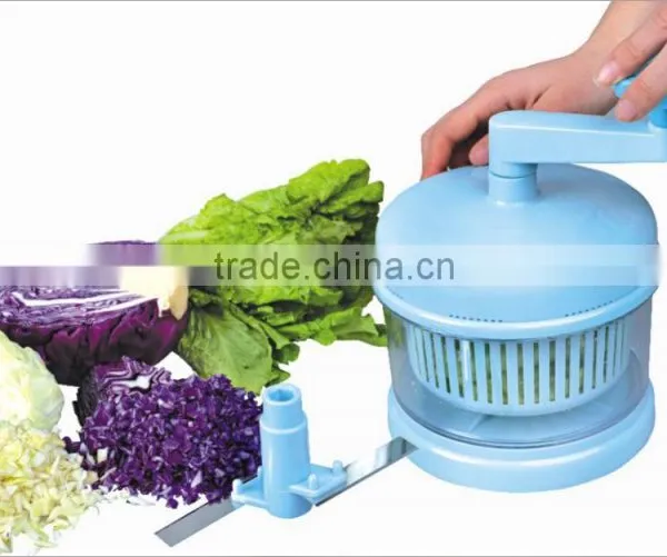 S/S+ABS+PS+PA 19.5*16*23 Kitchen Appliances Vegetable Processor/ Rotary Vegetable Slicer photo-3
