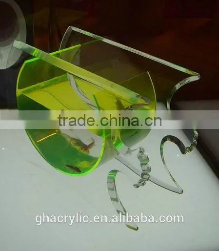 High Quality Acrylic Portable Fish Tank Mini Glass Fish Bowl photo-2