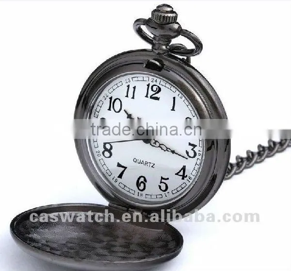 Modern Design Pocket Watch With Titanium Case