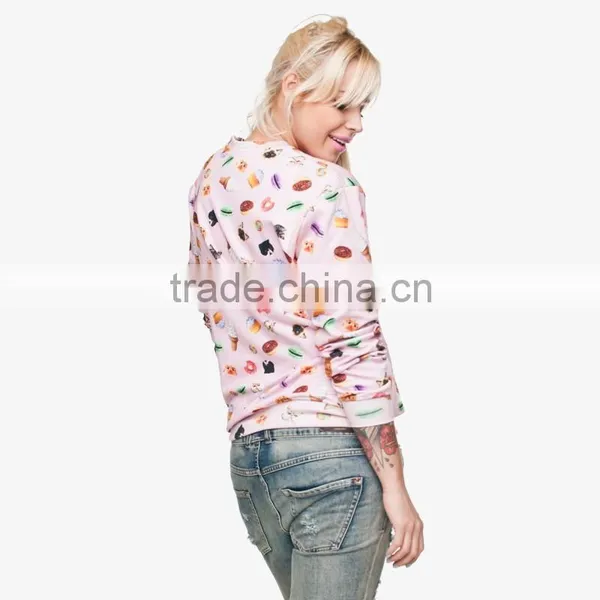 Cropped Sweatshirts High Quality 3d Digital Print Fullprint Crewneck Sweatshirt Spring Autumn Unisex Custom Oversized Pullover photo-3