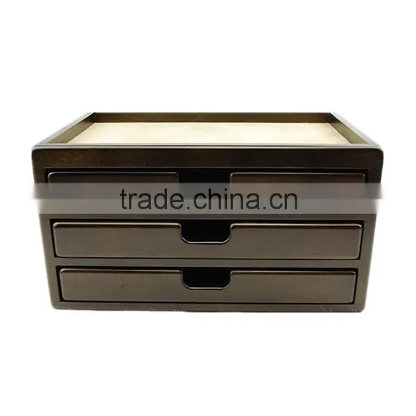 High End Luxury High Quality Cheap Custom Wood Pen Box photo-4