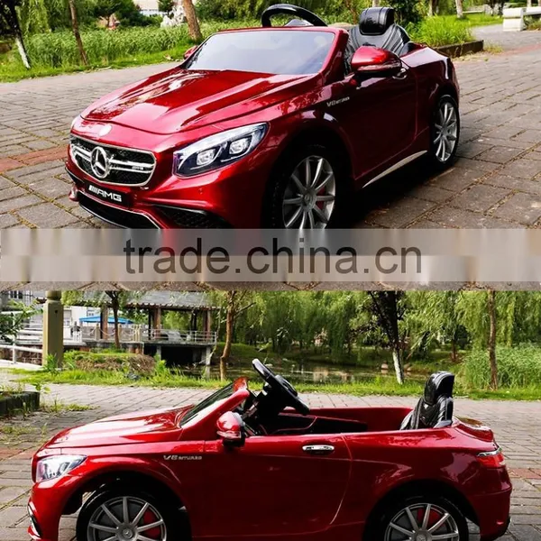 Licensed Mercedes Benz S63 Licensed Kids Electric Toy Ride on Car 12v Battery Powered photo-2