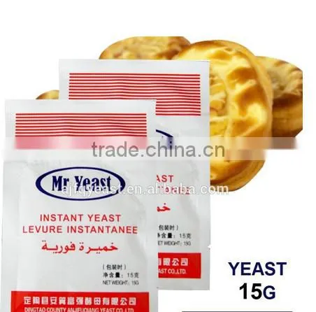 15gm Low Sugar Active Instant Dry Yeast for Bread Making
