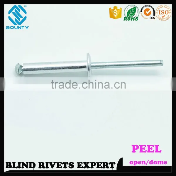 HOT SELLING OPEN END MANUFACTURER DOME HEAD ALUMINUM POP PEEL TYPE RIVETS photo-3