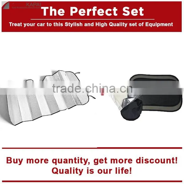 The Perfect Set Front Windshield Sunshade+Side Car Sunshade