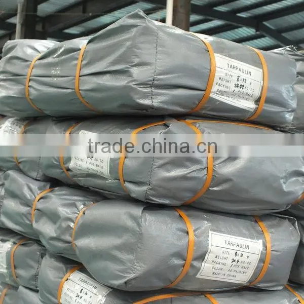 Waterproof Double Silver Lightweight Truck Tarp Plastic Tarps Direct Manufacturer Truck Tarpaulin Sheet Covers photo-4