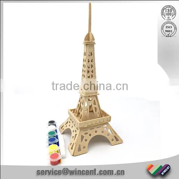 Plastic Building Model 3D Eiffel Tower Puzzle photo-2