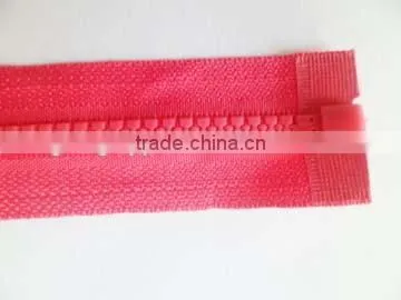 5# Plastic Derlin Zipper Open End Zipper With Auto Lock Pipa Slider Garment Zipper photo-3