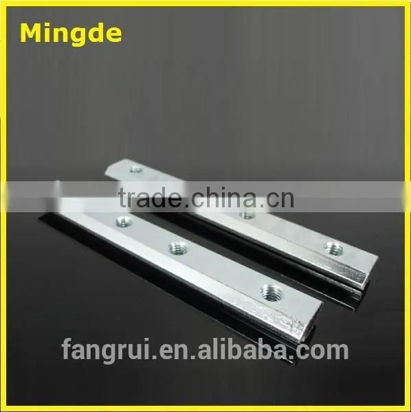 Slot 10 T-slot Bar, M8 T-slot Bar, Zinc Plated T-slot Bar