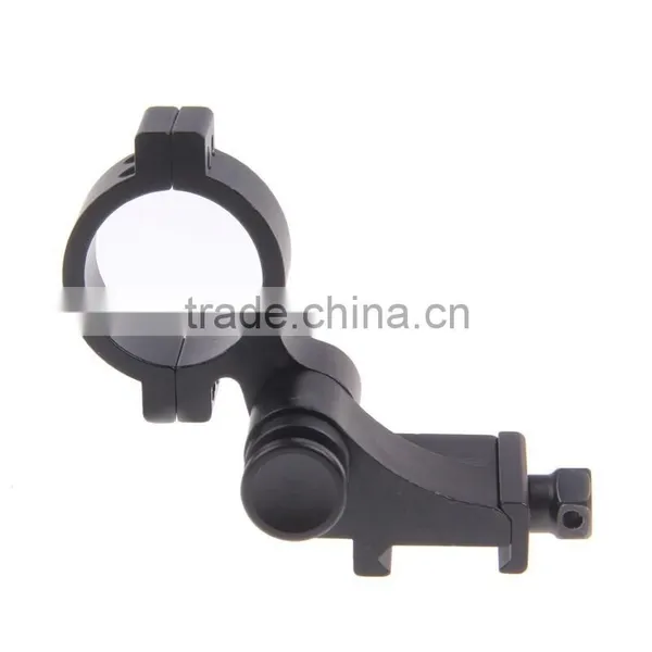 Funpowerland 90 Degree 30mm Flip to Side Picatinny Mount Ring for Magnifier photo-2