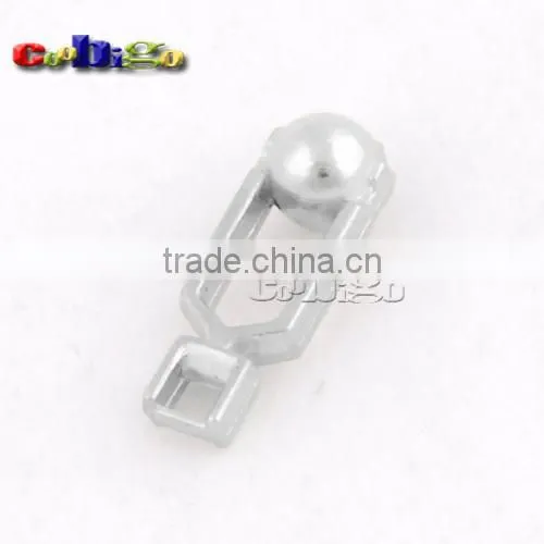 18*6mm Metal Zipper Pull Tap Zinc Alloy Silver For DIY Zipper Sliders #FLQ161-S photo-3