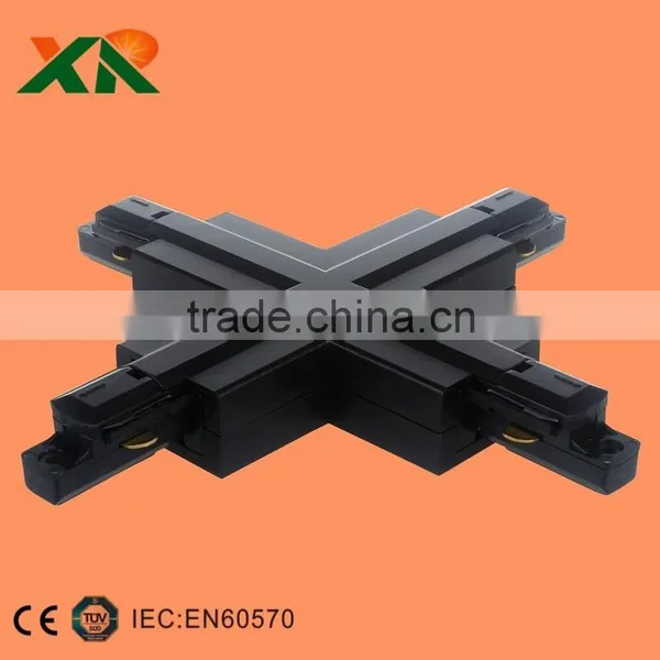 Light Track Accessories 2 Wires "+" Connector XR-265 for Led Lighting Track System
