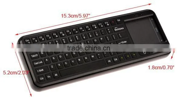 New Fashion RC8 Remote Control USB Cheap Wireless Keyboard And Mouse SV022342 photo-2