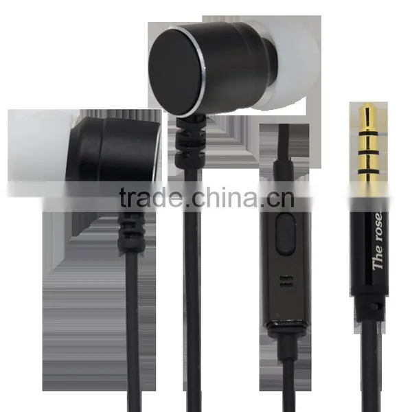 High Quality Cheap Metallic Earphone With MIC For Mobile Phones photo-3