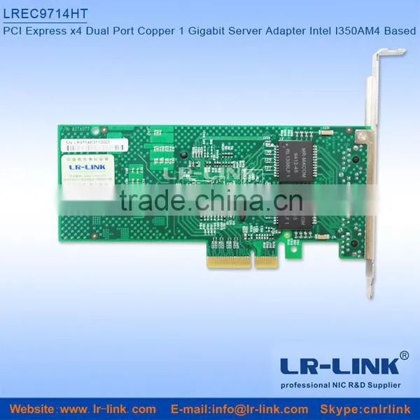 LREC9714HT Intel I350AM4 Chipset Gigabit RJ45 4 Port PCI Express Lan Card For Server photo-3