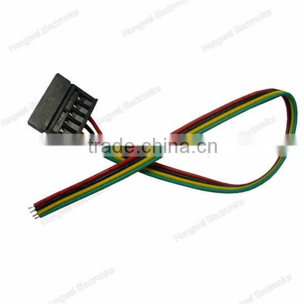 High Quality Pvc Insulated Wire With SATA 5pin Black Connector to Open Electric Wire Harness photo-2