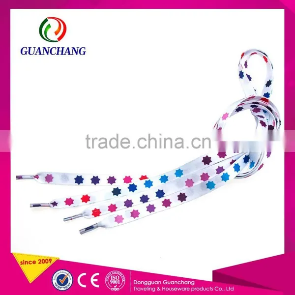 Printed Checker Custom Metal Tip Shoe Lace Ribbon photo-4