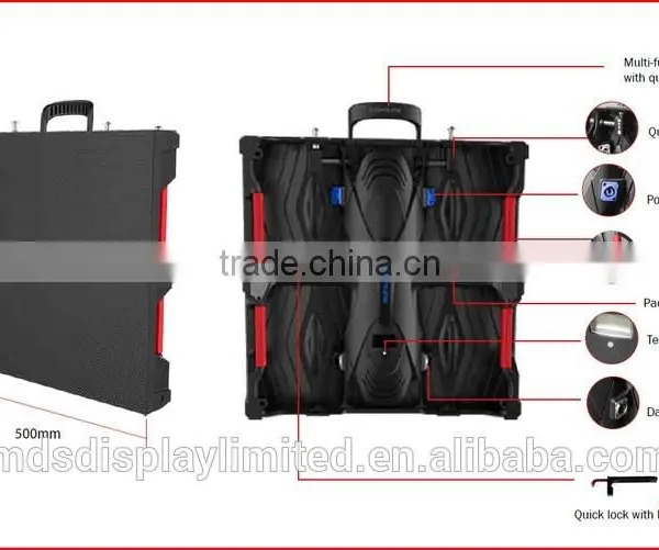 Led Screen for Rental,High Defination Die-casting Rental Display, 500mm*500mm, Ultra Slim, High Refresh Rate photo-2