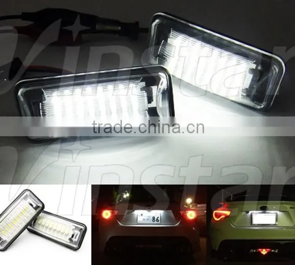12V 24-smd Error Free Car Led License Plate Lights For Toyota 86/GT86/FT86 photo-2