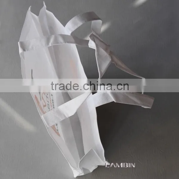 White Non-woven Fabric Cloth Hand Bag for Pharmacy Products photo-5