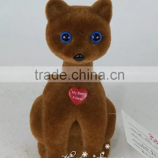 Low Cost Popular Lovely Artificial Moss Animal for Table Decoration photo-2