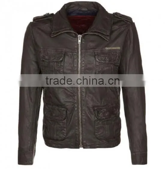 Fashion Leather Jacket , Genuine Sheep Leather Jacket for Men , Winter Leather Jackets , Pakistan Original Pure Leather Jackets photo-3