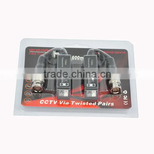 2016 CCTV Security System BNC Twisted Transceiver Video Balun to UTP Passive Transceive CAT5 Cable for Camera DVR YJS-3601C photo-5