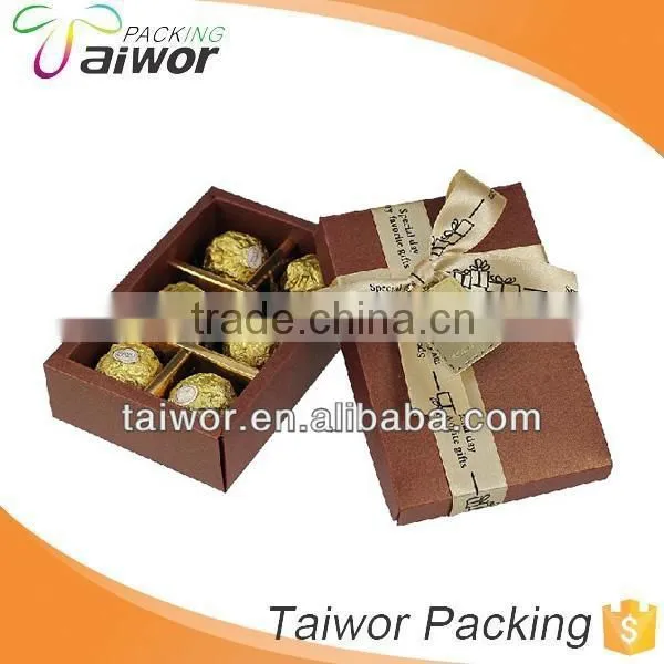 Custom Logo High Quality Paper Chocolate Box With Paper Tray photo-2