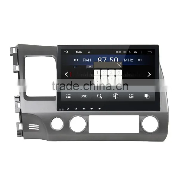 Great Bluetooth Excellent Sound Car Radio Support DAB+ and WAZE Map Android 5.1.1 for 10.1" CIVIC 2006-2011 photo-2