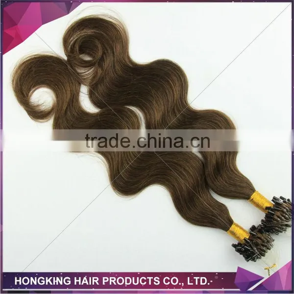 Cheap Real Human Hair Extensions Micro Loop Hair Extension Micro Links Hair Extension photo-3